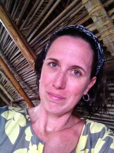 relaxed and happy in palapa